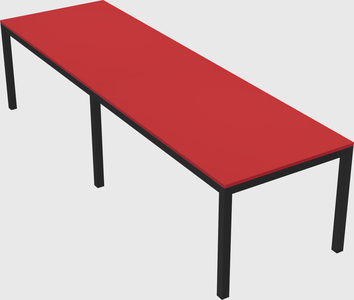 Rectangular desk