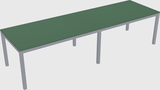 Rectangular desk