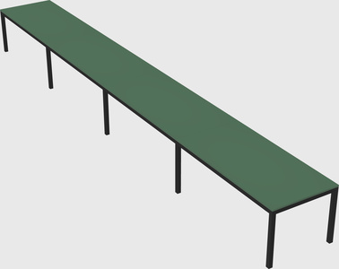 Rectangular desk