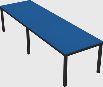 Rectangular desk