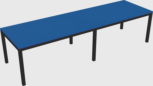 Rectangular desk