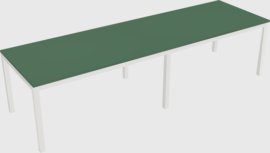 Rectangular desk