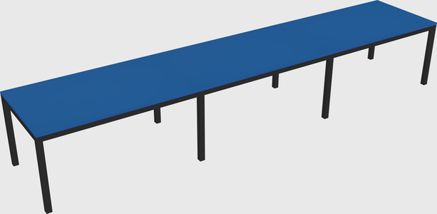 Rectangular desk