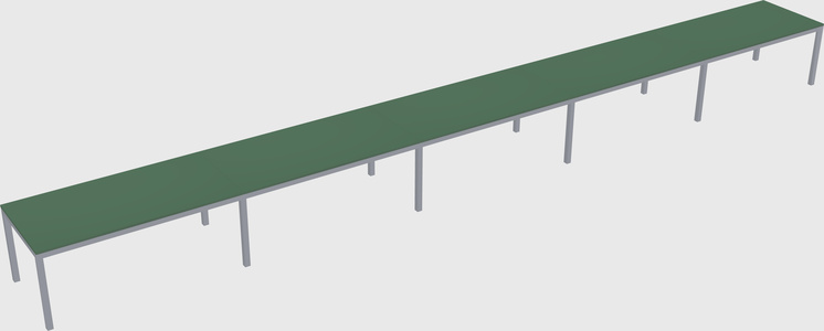 Rectangular desk