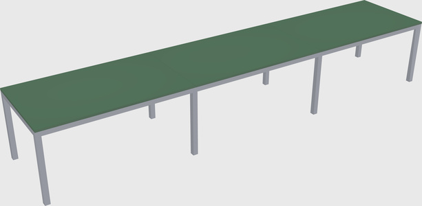 Rectangular desk