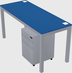 Rectangular desk