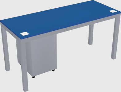 Rectangular desk