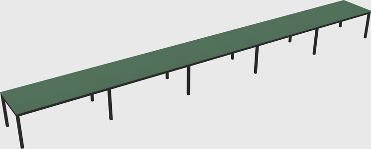 Rectangular desk