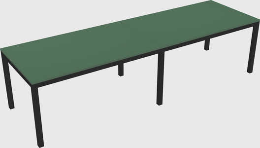 Rectangular desk