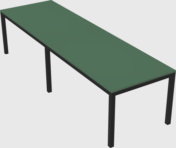 Rectangular desk