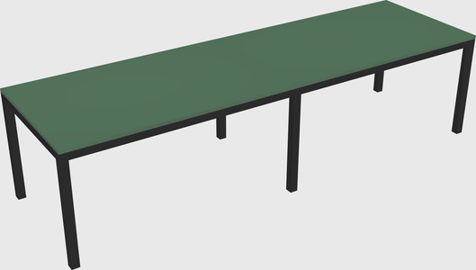 Rectangular desk