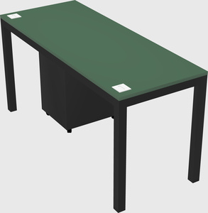 Rectangular desk