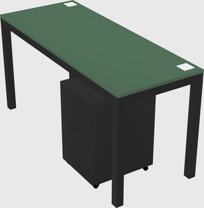 Rectangular desk