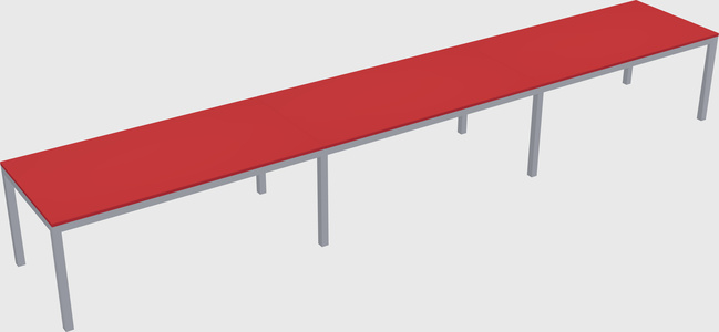 Rectangular desk