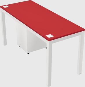 Rectangular desk