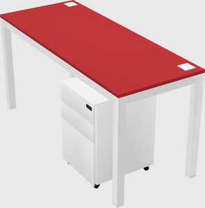 Rectangular desk