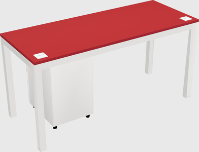 Rectangular desk