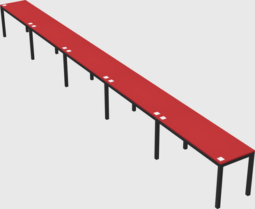 Rectangular desk