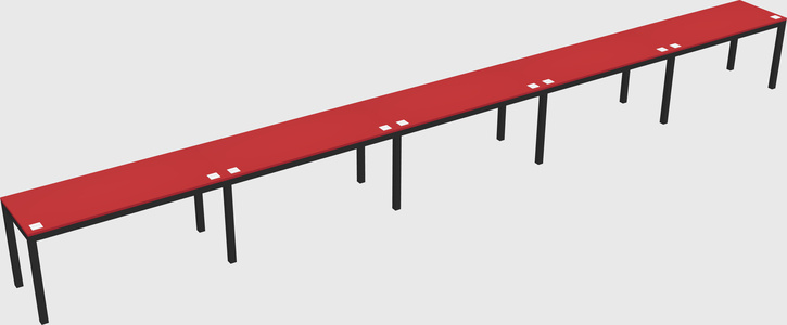 Rectangular desk