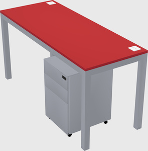Rectangular desk
