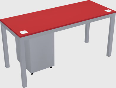 Rectangular desk