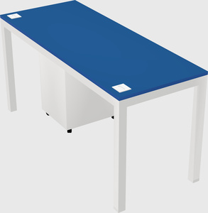 Rectangular desk