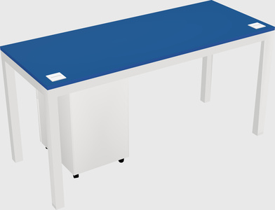 Rectangular desk