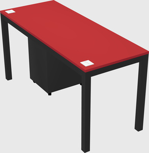 Rectangular desk