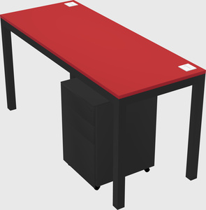 Rectangular desk