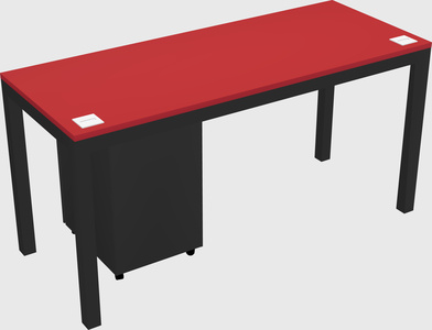 Rectangular desk