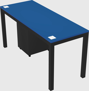 Rectangular desk