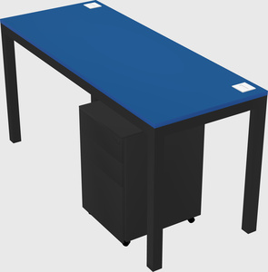 Rectangular desk