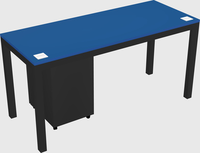 Rectangular desk