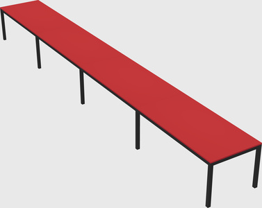 Rectangular desk