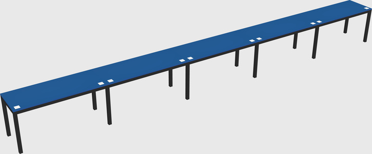 Rectangular desk