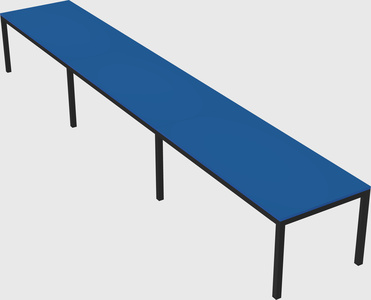 Rectangular desk