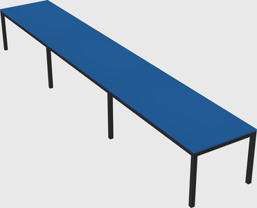 Rectangular desk