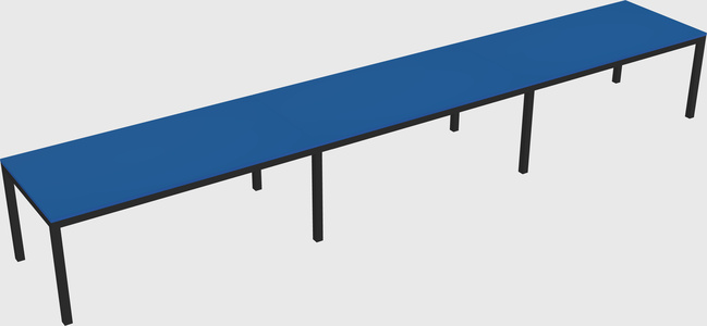 Rectangular desk