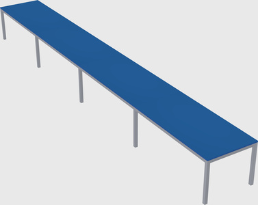 Rectangular desk