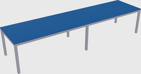 Rectangular desk