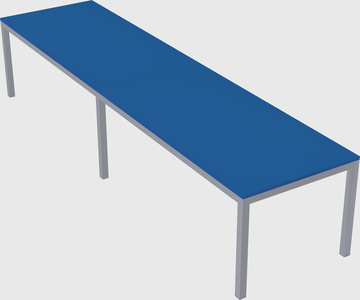 Rectangular desk