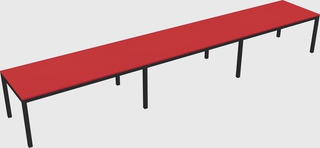 Rectangular desk