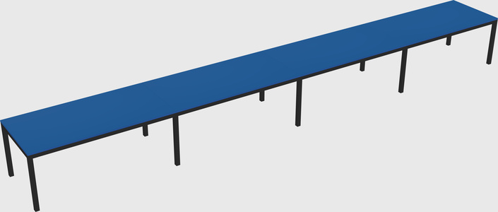 Rectangular desk