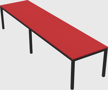 Rectangular desk