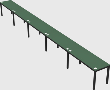 Rectangular desk