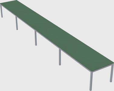 Rectangular desk