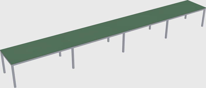 Rectangular desk