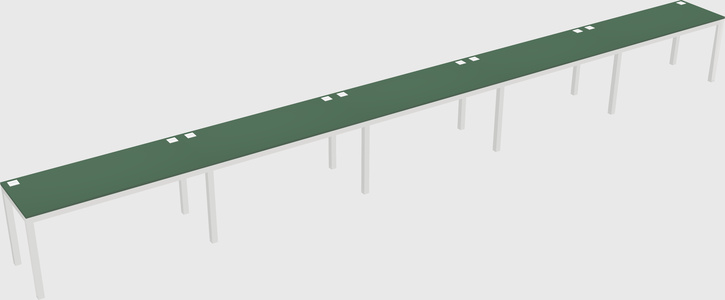 Rectangular desk