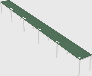 Rectangular desk