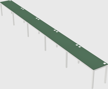 Rectangular desk